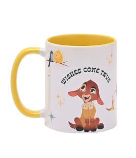 Wish Yellow Handled Mug - Wishes Come True