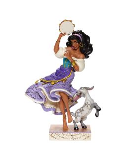 Twirling Tambourine Player: Esmeralda and Djali