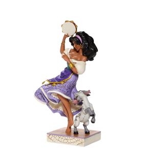 Twirling Tambourine Player: Esmeralda and Djali