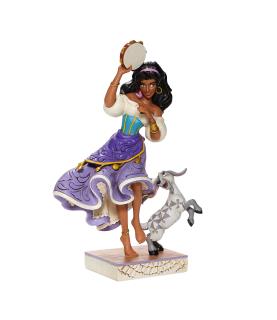 Twirling Tambourine Player: Esmeralda and Djali