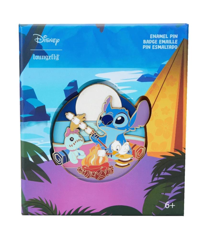Loungefly Pin - Lilo & Stitch: Camping cuties