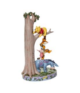 Hundred Acre Caper: Pooh,Eeyore,Tigger and Piglet Play by Honey Tree Figurine