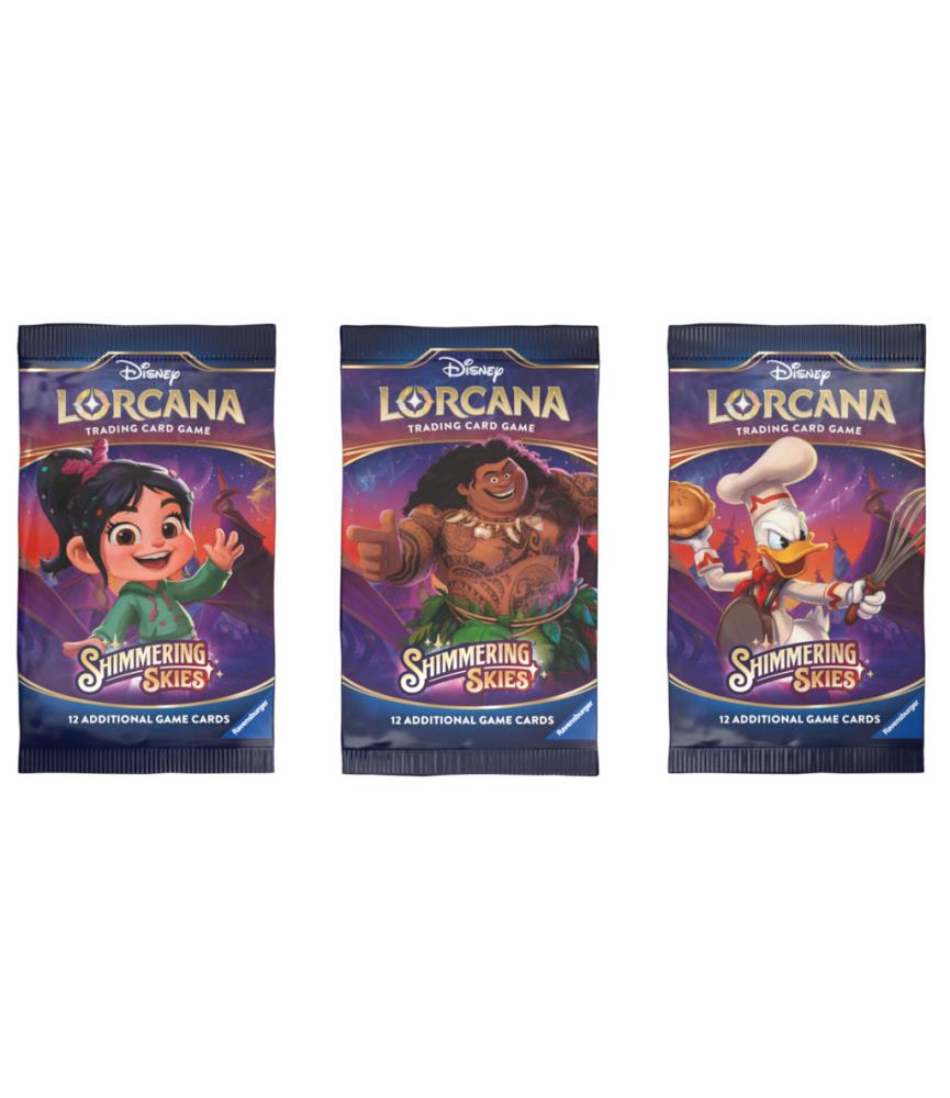 Lorcana w5: Booster Pack: Shimmering Skies - UK - Vanellope - Maui - Donald