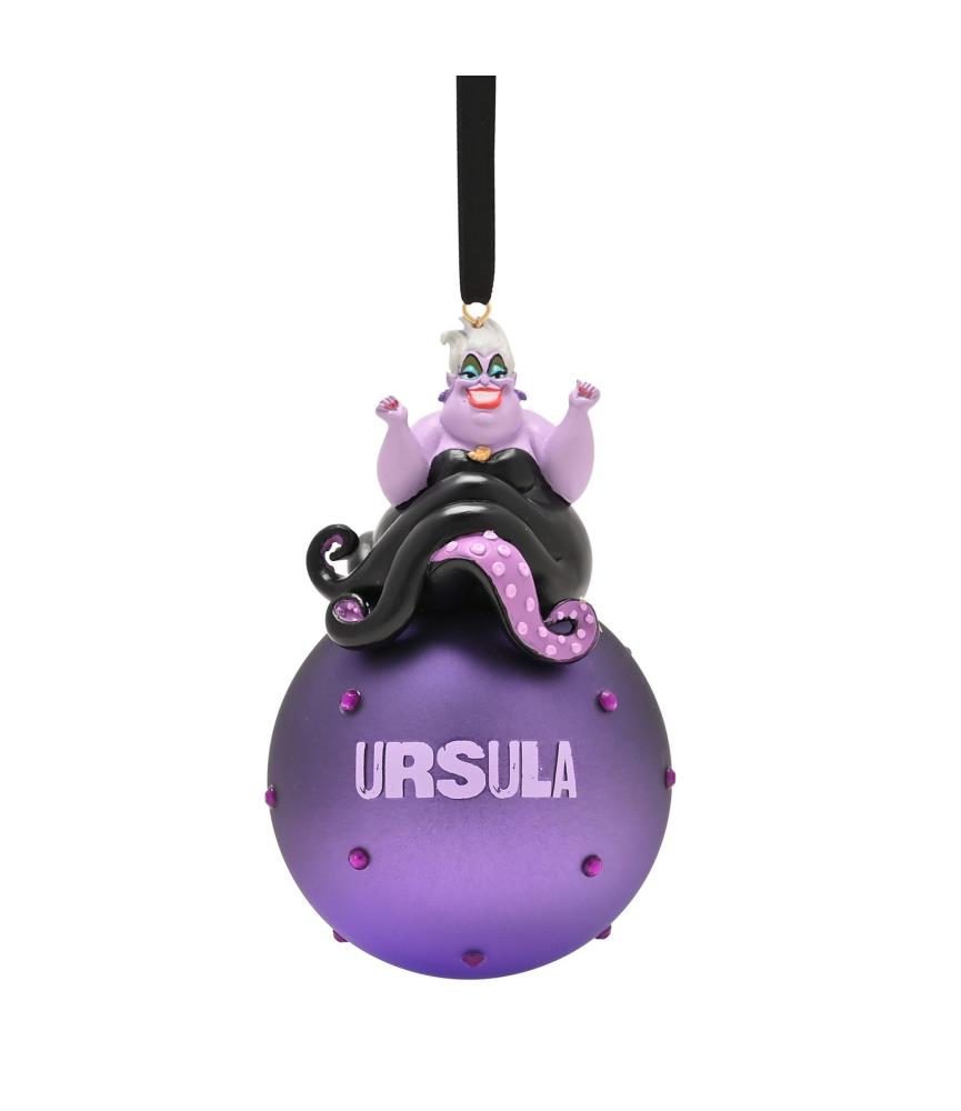 Ursula on a glass bauble