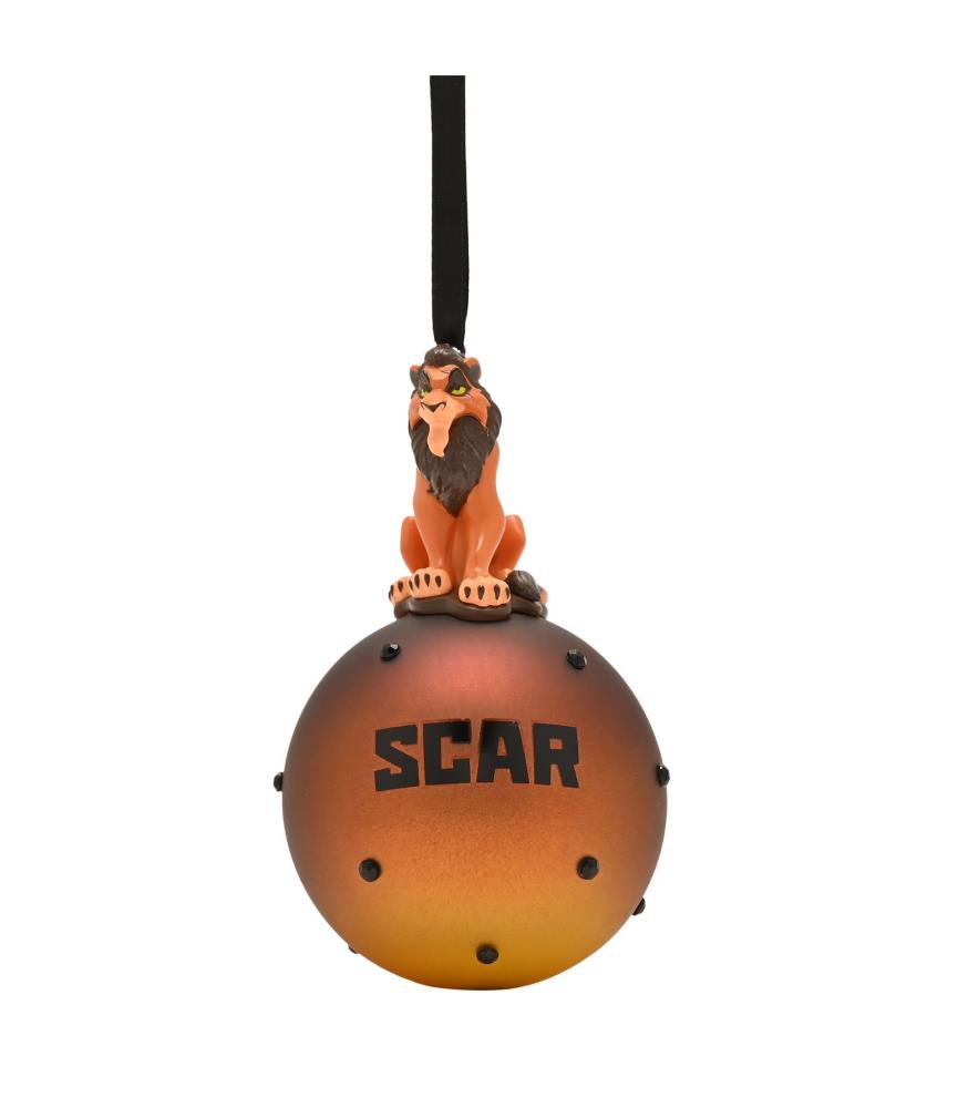 Scar on a glass bauble