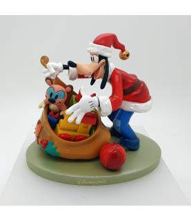 Goofy Christmas figurine