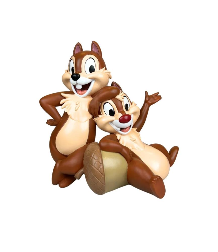 Chip & Dale garden statue