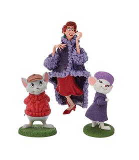 Madame Medusa & Bernard with Bianca Figurine set