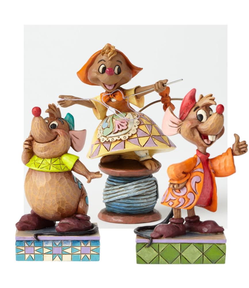 Cinderella's Helpers Jaq, Gus and Suzy
