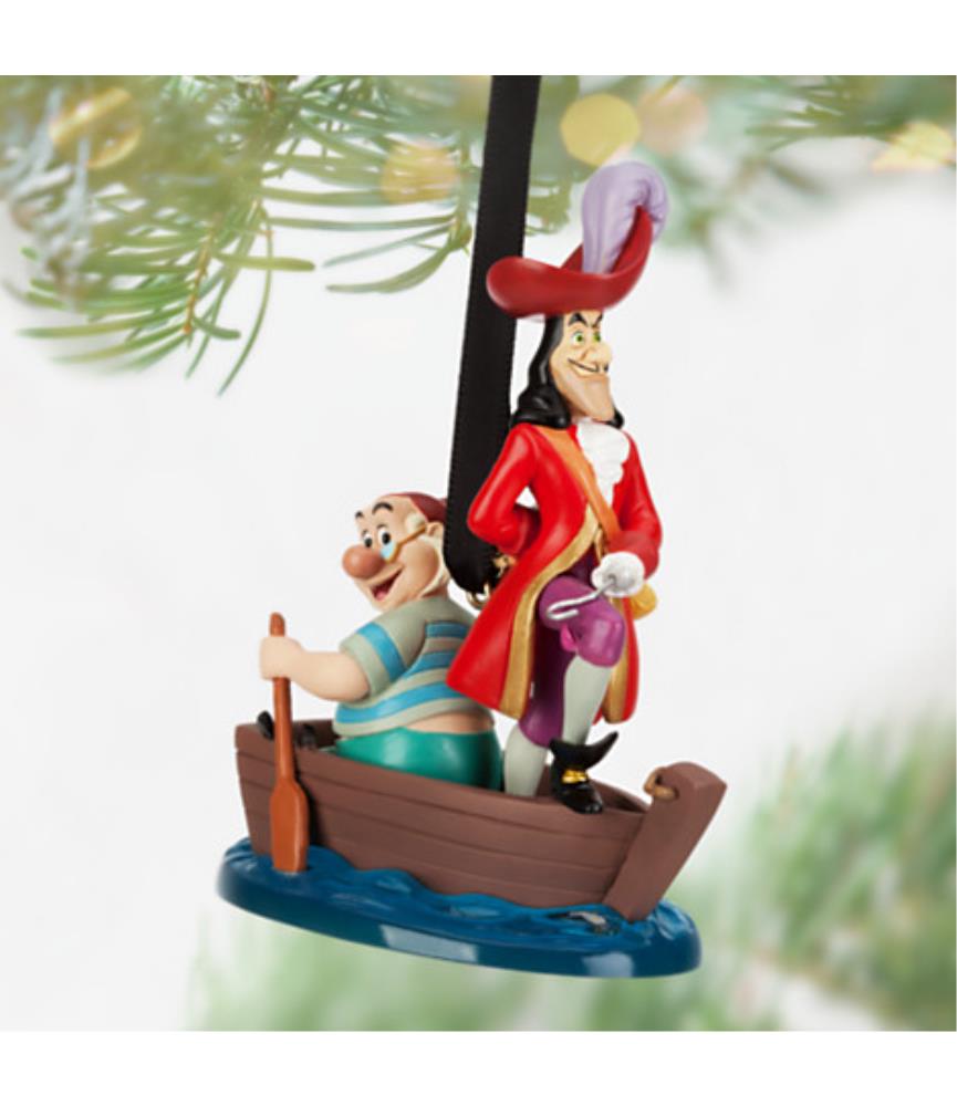 Captain Hook and Mr. Smee Sketchbook Ornament