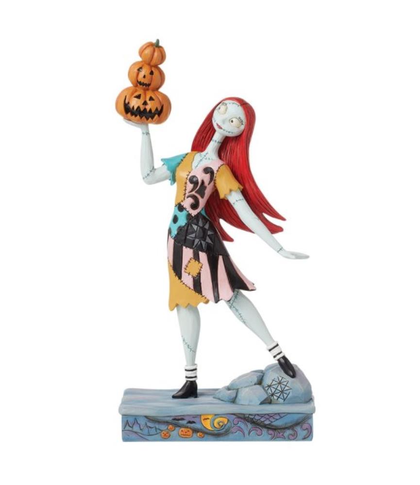 A Stack of Jacks: Sally with pumpkins