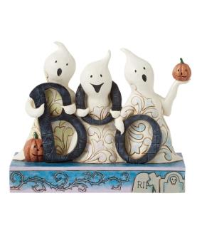 "Boo Crew": Ghostly Boo Sign
