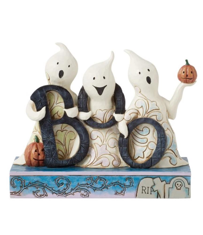 "Boo Crew": Ghostly Boo Sign