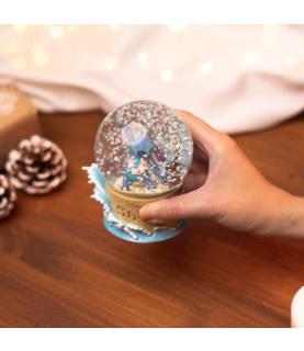 Stitch Surf Snow Globe