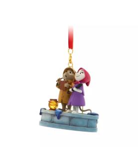 Bernard and Miss Bianca Light-Up Living Magic Sketchbook Ornament, The Rescuers