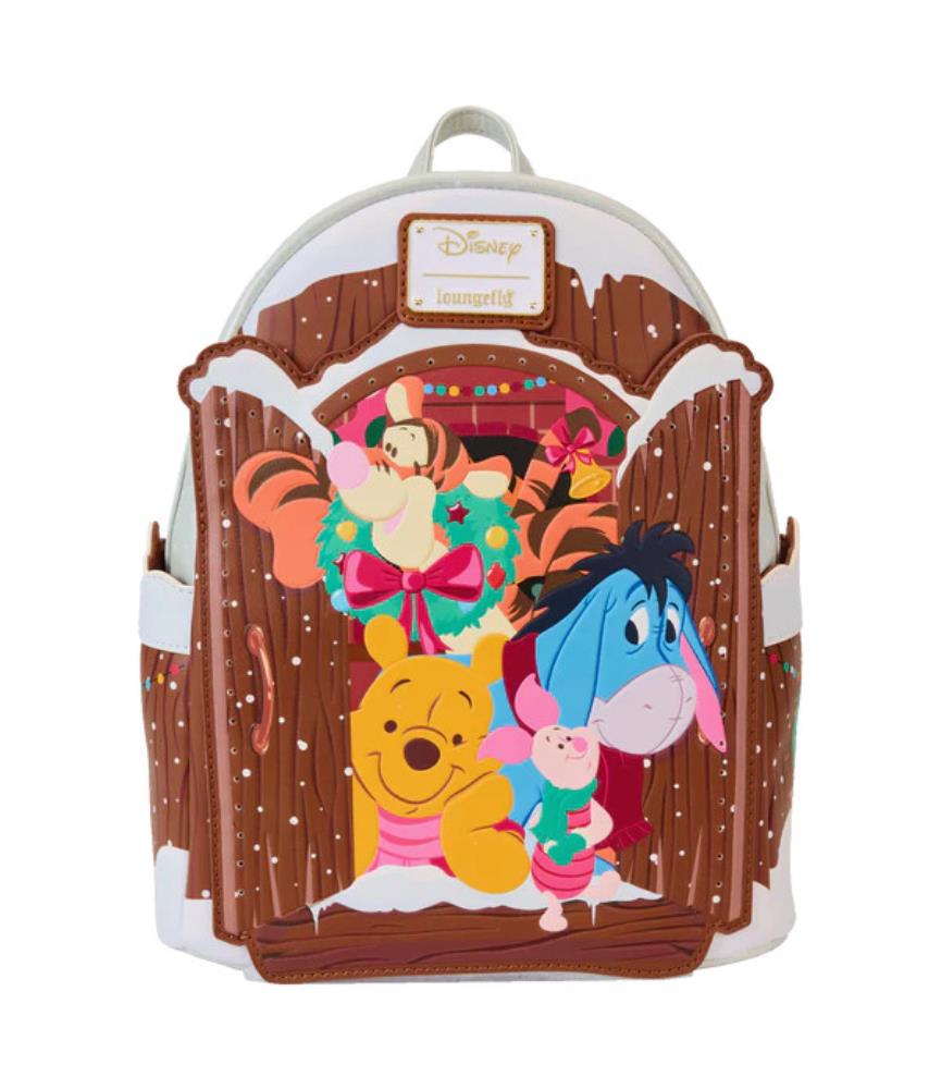 Loungefly Mini Backpack - Winnie the Pooh - Holiday scene