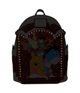 Loungefly Mini Backpack - Winnie the Pooh - Holiday scene