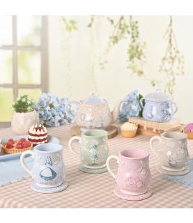 Alice in Wonderland embossed mug - White Rabbit