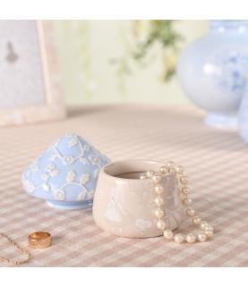 Alice in Wonderland mushroom trinket box