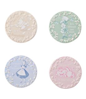 Alice in Wonderland Coasters Set of 4