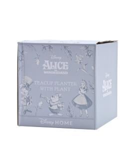 Alice in Wonderland Tea Cup Planter with Faux Plant