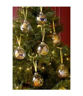 Ornament Ball Set: 7x Beauty & the Beast