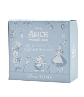 Alice in Wonderland set of 2 candle holders