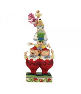 Stacked Alice in Wonderland Figurine