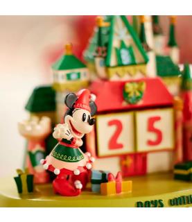 Mickey Mouse and Minnie Mouse Festive Fantasyland Castle Countdown Calendar Figure