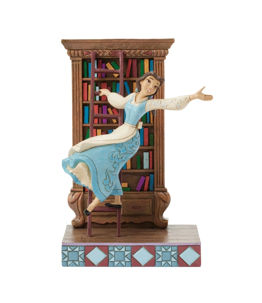 A World of Books (Belle on Bookcase Figurine) (Exp 2025-07-02)