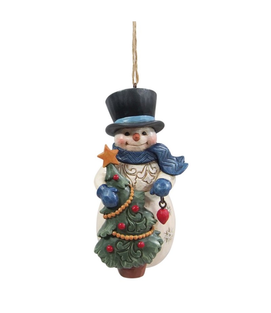 Vooruitbetaling: Snowman with Tree Hanging Ornament (Exp 2025-09-29)