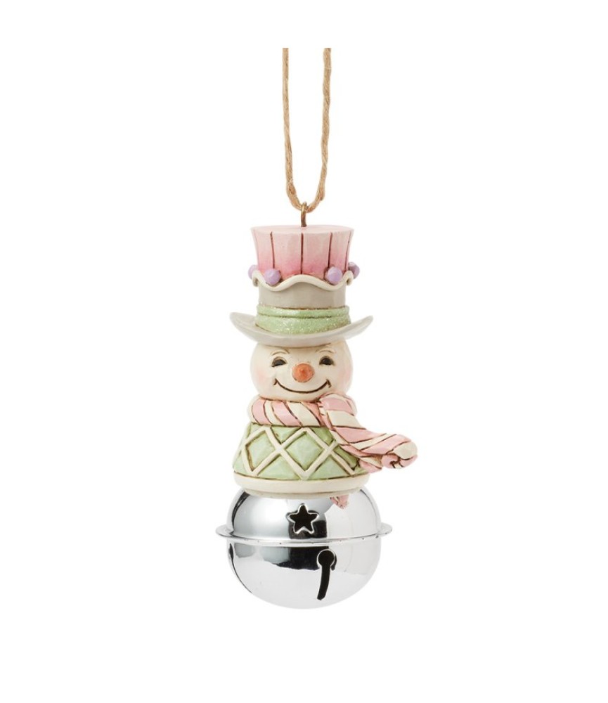 Sweets Snowman on Bell Hanging Ornament (Expected)