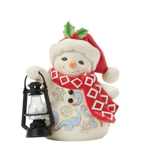 Twinkle Bright: Snowman with Oversized Lantern Pint Figurine (Exp 2025-06-30)