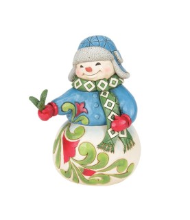 Pre-pay: Wishing You a Cozy Christmas: Snowman with Evergreen Sprig (Exp 2025-07-22)