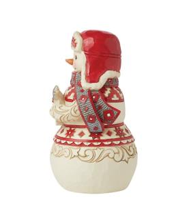 Nordic Noel Snowman with Noel Sign Figurine