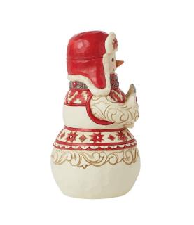 Nordic Noel Snowman with Noel Sign Figurine