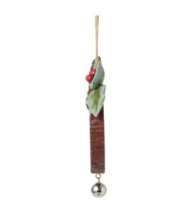 Woodslice Christmas Scene Hanging Ornament