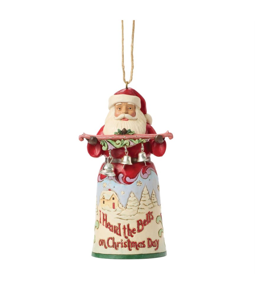 Santa I Heard the Bells Hanging Ornament (Expected)