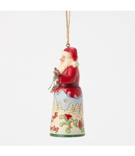 Santa I Heard the Bells Hanging Ornament (Expected)