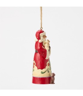 Santa with Pets Hanging Ornament (Expected)