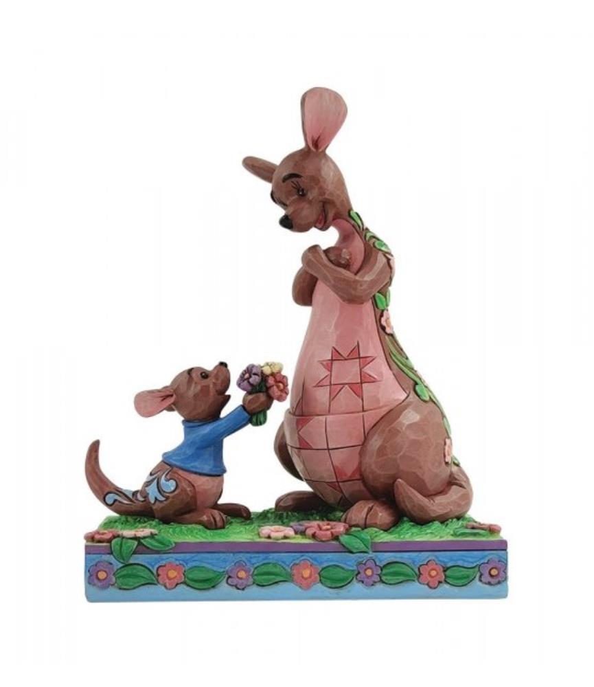 Roo Giving Kanga Flowers Figurine