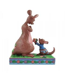 Roo Giving Kanga Flowers Figurine