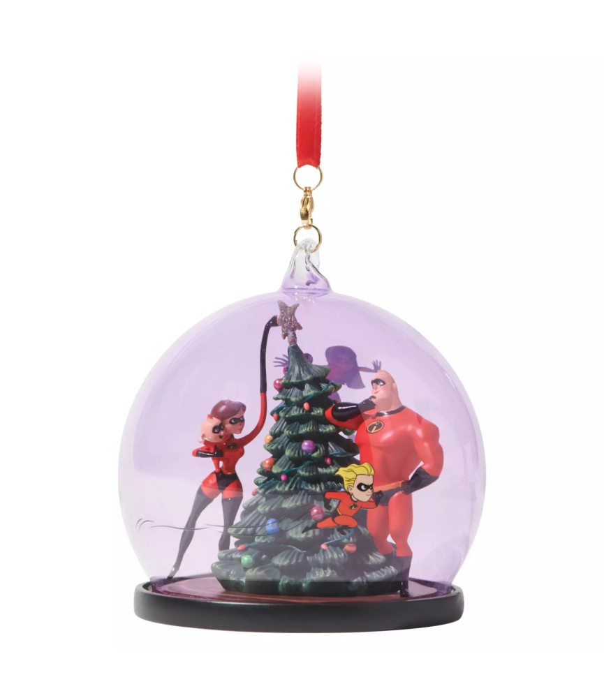 The Incredibles Glass Globe Sketchbook Ornament
