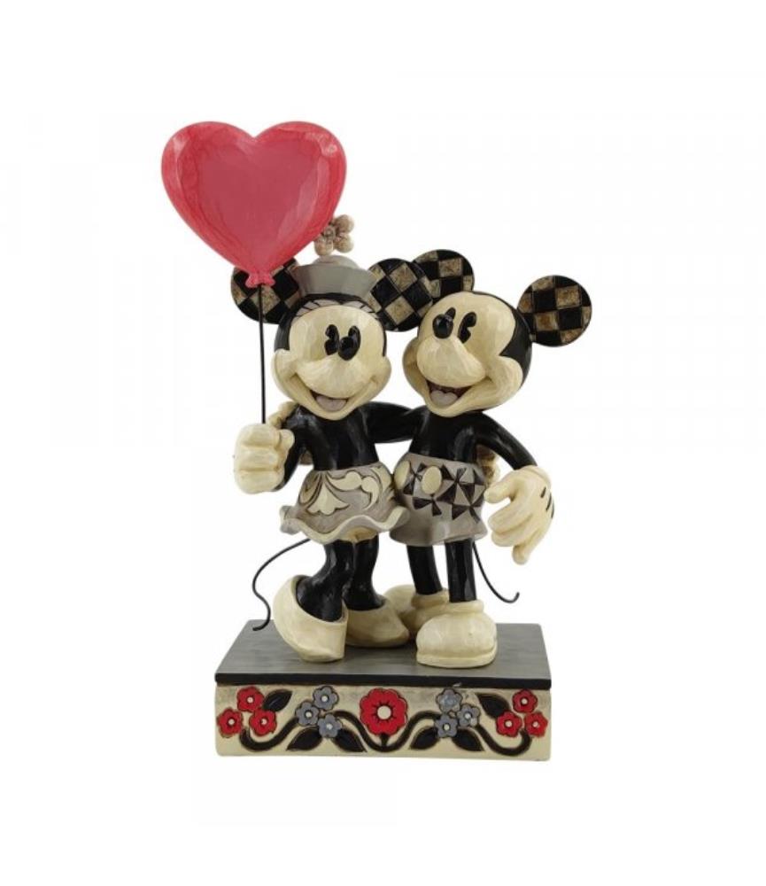 "Love is in the air": Mickey and Minnie with Love Balloon