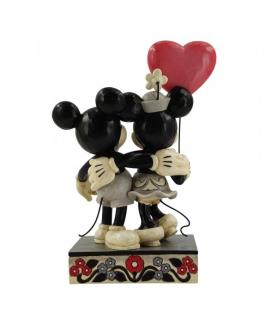 "Love is in the air": Mickey and Minnie with Love Balloon