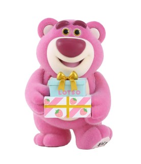 Flocked Lotso with Gifts Figurine