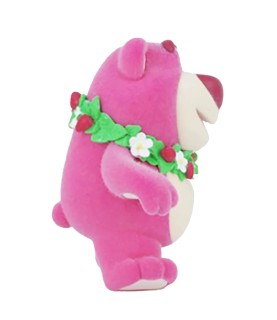 Flocked Lotso with flower necklace Figurine