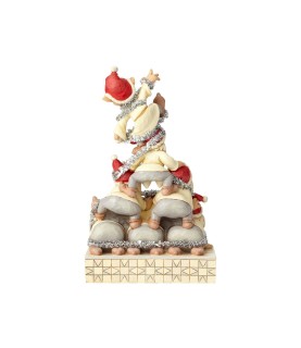 Precarious Pyramid: White Woodland Seven Dwarfs