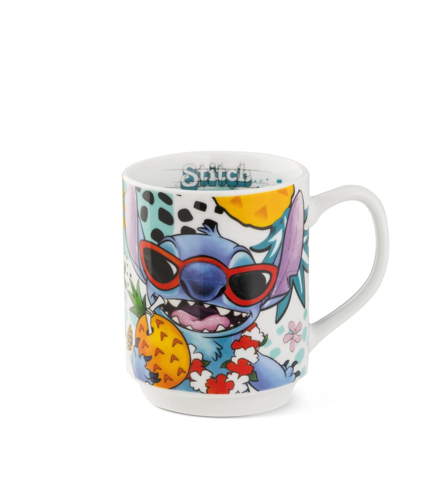 Stackable Mug Stitch 350ml White