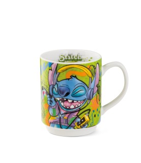 Stackable Mug Stitch 350ml Green